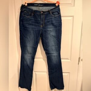 Old Navy Dark Blue Straight Leg Jeans